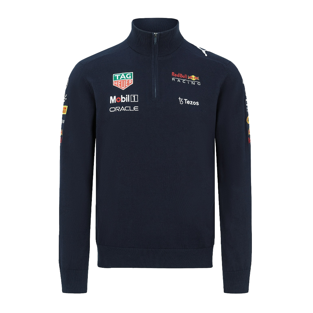 Suéter 1/4 de zipper Red Bull Racing de equipo 2022