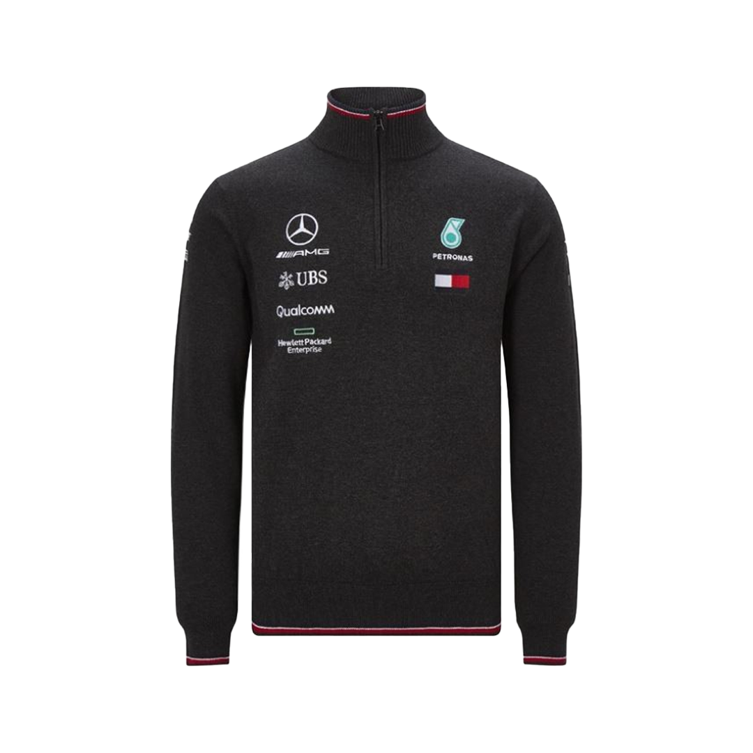 Suéter Mercedes AMG Petronas 2019 1/4 de zipper