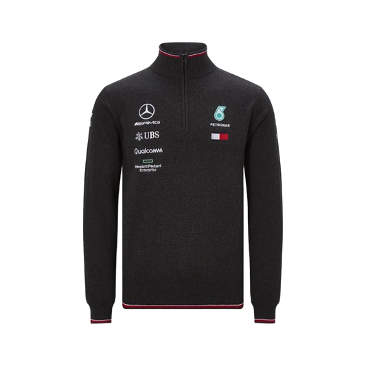 Suéter Mercedes AMG Petronas 2019 1/4 de zipper