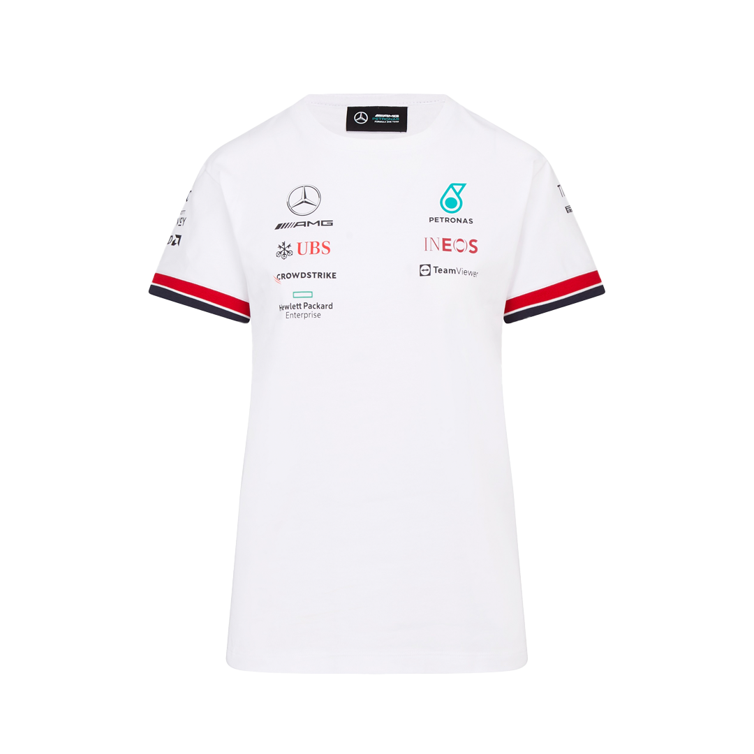 T-shirt de equipo Mercedes AMG Petronas 2022 - Dama