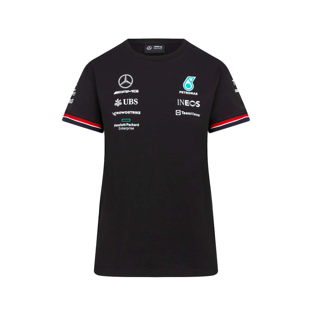 T-shirt de equipo Mercedes AMG Petronas 2022 - Dama