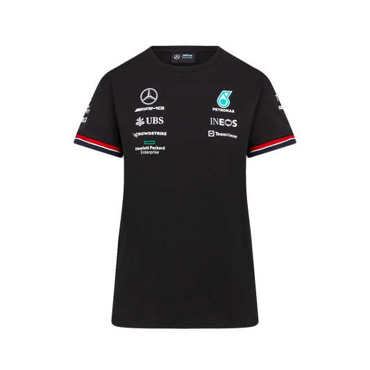 T-shirt de equipo Mercedes AMG Petronas 2022 - Dama